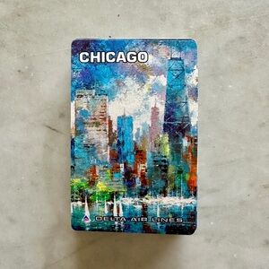 VINTAGE 1970'S DELTA AIR LINES PLAYING CARDS